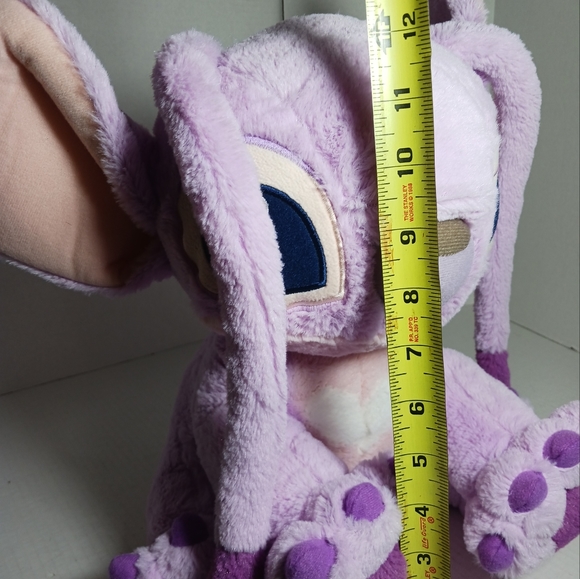 DISNEY LILO AND STITCH STUFFED PLUSH ANGEL 12" PURPLE PINK DISNEY PARKS - Picture 4 of 6